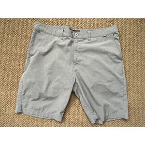 Travis Mathew Beck Golf‎ Shorts Men's 38 Light Grey Stretch